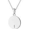 Sale Apart Zawieszka z białego złota z diamentem – koło - 0,005 ct - próba 585