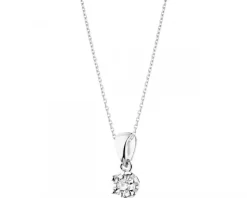 Apart Zawieszka z białego złota z brylantem - 0,05 ct - próba 375< Zawieszki