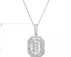 Apart Zawieszka z białego złota z brylantami - 0,63 ct - próba 750< Zawieszki