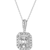 Apart Zawieszka z białego złota z diamentami - 0,35 ct - próba 585