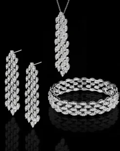 Best Apart Zawieszka z białego złota z brylantami - 2,73 ct - próba 750