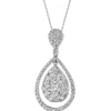 Best Apart Zawieszka z białego złota z brylantami - 2,21 ct - próba 750
