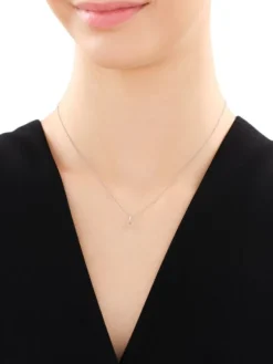 Apart Zawieszka z białego złota z diamentami - koło - 0,02 ct - próba 585< Zawieszki