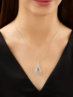Apart Zawieszka z białego złota z brylantami - 0,79 ct - próba 585< Wszystkie