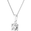 Clearance Apart Zawieszka z białego złota z brylantem laboratoryjnym - 0,25 ct - próba 585