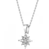 New Apart Zawieszka z białego złota z diamentem - gwiazda - 0,005 ct - próba 375