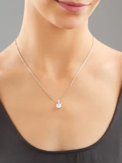 Clearance Apart Zawieszka z białego złota z brylantami laboratoryjnymi - 1,60 ct - próba 750