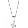 Best Apart Zawieszka z białego złota z brylantem - 0,24 ct - próba 585