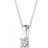 Apart Zawieszka z białego złota z brylantem - 0,18 ct - próba 750< Zawieszki