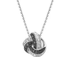 Apart Zawieszka z białego złota z diamentami - 0,03 ct - próba 375< Zawieszki