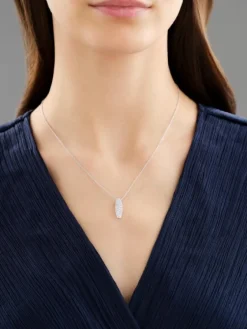 New Apart Zawieszka z białego złota z brylantami - 0,50 ct - próba 750