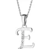 Best Apart Zawieszka z białego złota z diamentem - litera E - 0,003 ct - próba 585