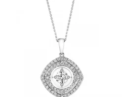 Sale Apart Zawieszka z białego złota z brylantami - 0,50 ct - próba 585