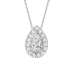 Apart Zawieszka z białego złota z diamentami laboratoryjnymi - 1,03 ct - próba 585< Wszystkie