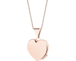 Apart Zawieszka z różowego złota z diamentem - puzderko - serce - 0,005 ct - próba 375< Wszystkie