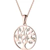 Apart Zawieszka z różowego złota z diamentami - drzewko - 0,01 ct - próba 375< Zawieszki