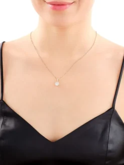 Apart Zawieszka z żółtego i białego złota z brylantami - 0,52 ct - próba 585< Wszystkie