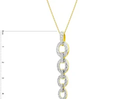 Best Apart Zawieszka z żółtego złota z brylantami - 0,75 ct - próba 585