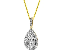Apart Zawieszka z żółtego złota z brylantami - 0,57 ct - próba 585< Zawieszki