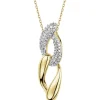 Sale Apart Zawieszka z żółtego złota z diamentami - 0,15 ct - próba 585