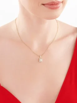 Best Apart Zawieszka z żółtego złota z diamentami - 0,24 ct - próba 585