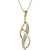 Apart Zawieszka z żółtego złota z diamentami - 0,08 ct - próba 585< Zawieszki