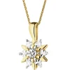 New Apart Zawieszka z żółtego złota z diamentem - 0,005 ct - próba 585
