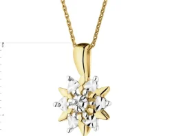 New Apart Zawieszka z żółtego złota z diamentem - 0,005 ct - próba 585