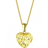Apart Zawieszka z żółtego złota z diamentami - serce - 0,008 ct - próba 375< Zawieszki