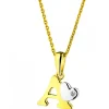 Apart Zawieszka z żółtego złota z diamentem - litera A - 0,004 ct - próba 375< Zawieszki