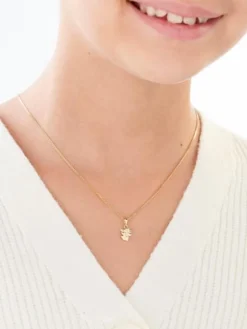 Apart Zawieszka z żółtego złota z diamentem - aniołek - 0,003 ct - próba 375< Wszystkie