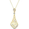 Apart Zawieszka z żółtego złota z diamentami - 0,08 ct - próba 585< Zawieszki