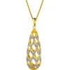 Outlet Apart Zawieszka z żółtego złota z diamentami - 0,05 ct - próba 585