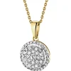 Online Apart Zawieszka z żółtego złota z diamentami - 0,24 ct - próba 585