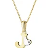 Apart Zawieszka z żółtego złota z diamentem - litera J - 0,004 ct - próba 375< Zawieszki