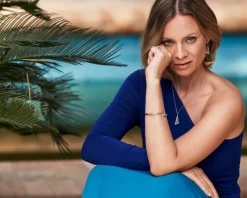 Clearance Apart Zawieszka z żółtego złota z diamentami - 0,05 ct - próba 585