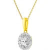 New Apart Zawieszka z żółtego złota z diamentami - 0,23 ct - próba 585