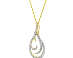 Apart Zawieszka z żółtego złota z diamentami - 0,52 ct - próba 585< Zawieszki