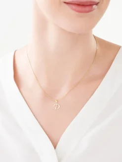 Apart Zawieszka z żółtego złota z diamentem - litera D - 0,003 ct - próba 375< Zawieszki