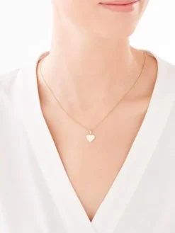 New Apart Zawieszka z żółtego złota z diamentem - serce - 0,006 ct - próba 375