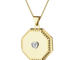 Apart Zawieszka z żółtego złota z diamentem - puzderko - 0,01 ct - próba 375< Zawieszki