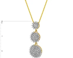 Apart Zawieszka z żółtego złota z diamentami - 0,32 ct - próba 585< Zawieszki