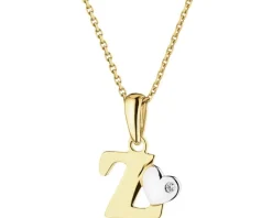 Best Apart Zawieszka z żółtego złota z diamentem - litera Z - 0,004 ct - próba 375