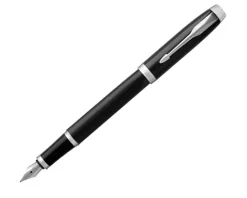 Parker Zestaw Pióro + Długopis IM Czarny CT w Pudełku z Etui< Zestawy Piór I Długopisów