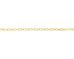 Online Apart Złota bransoletka - paper clip