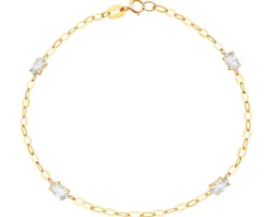 Best Apart Złota bransoletka z cyrkoniami, ankier