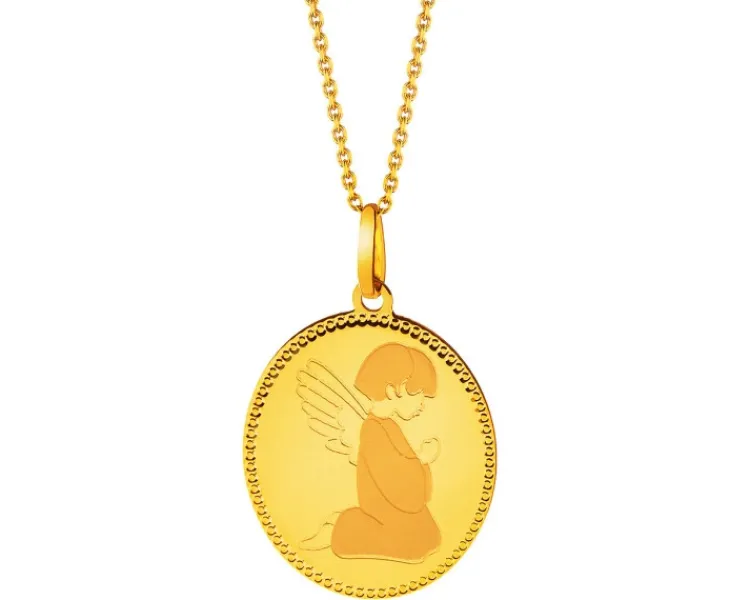 Best Apart Złota zawieszka - aniołek