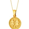 Online Apart Złota zawieszka - Bliźnięta