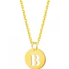 Best Apart Złota zawieszka - litera B