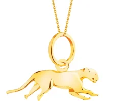 Sale Apart Złota zawieszka - puma